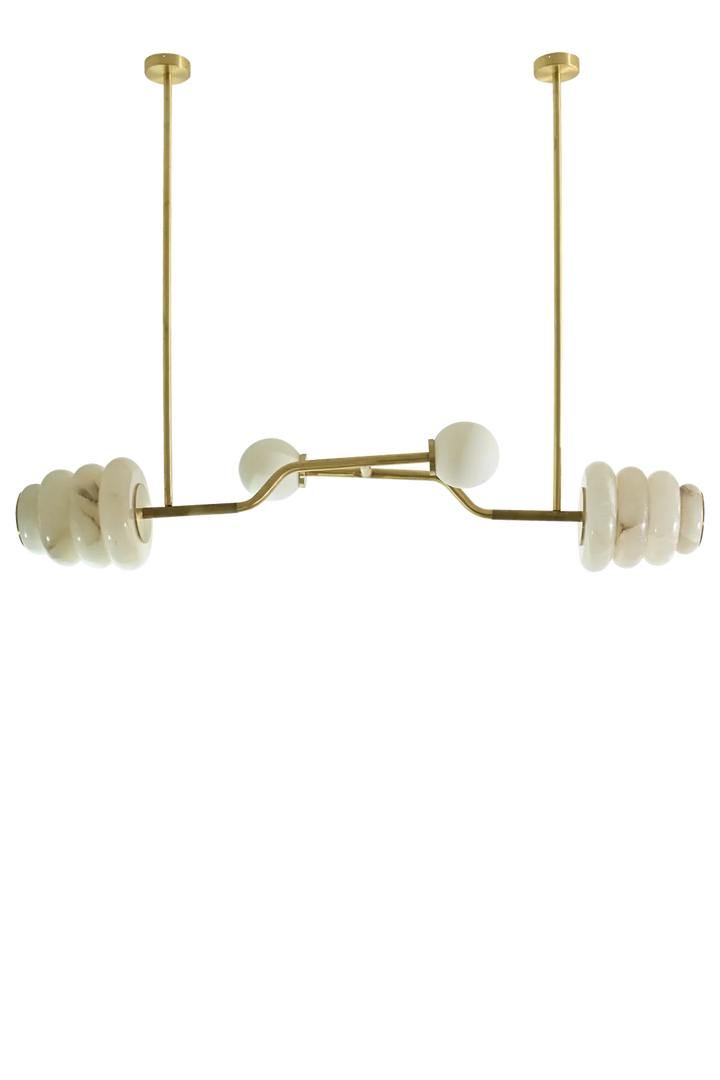 Barbell Chandelier