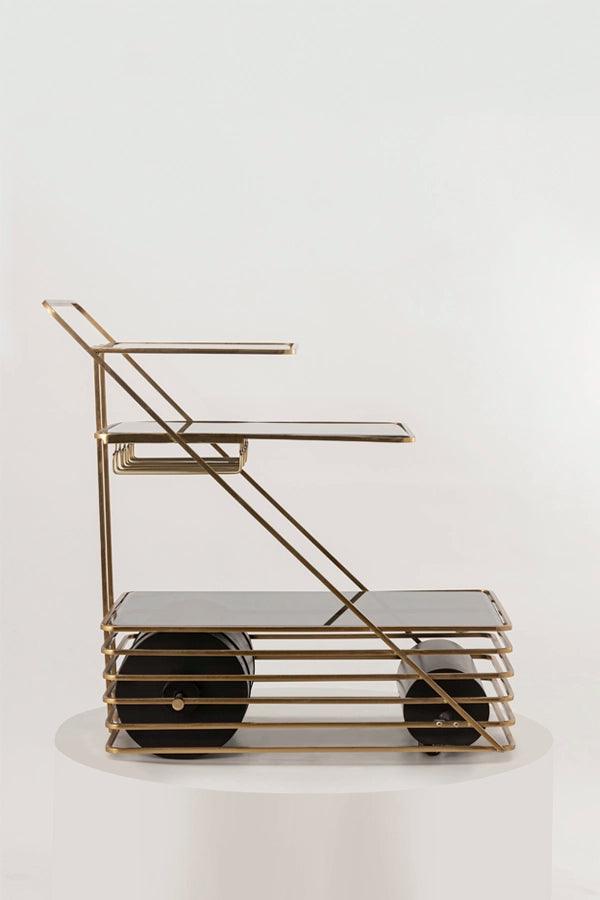 Rock N Roll Bar Trolley – Stylish & Functional Bar Cart – Nama Home